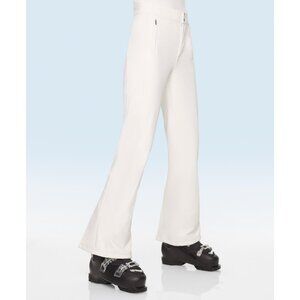 Oysho Womens Ski Snow PantsEU 38 US 6 Cream Flare Fit Stretch 0375/626 NWT